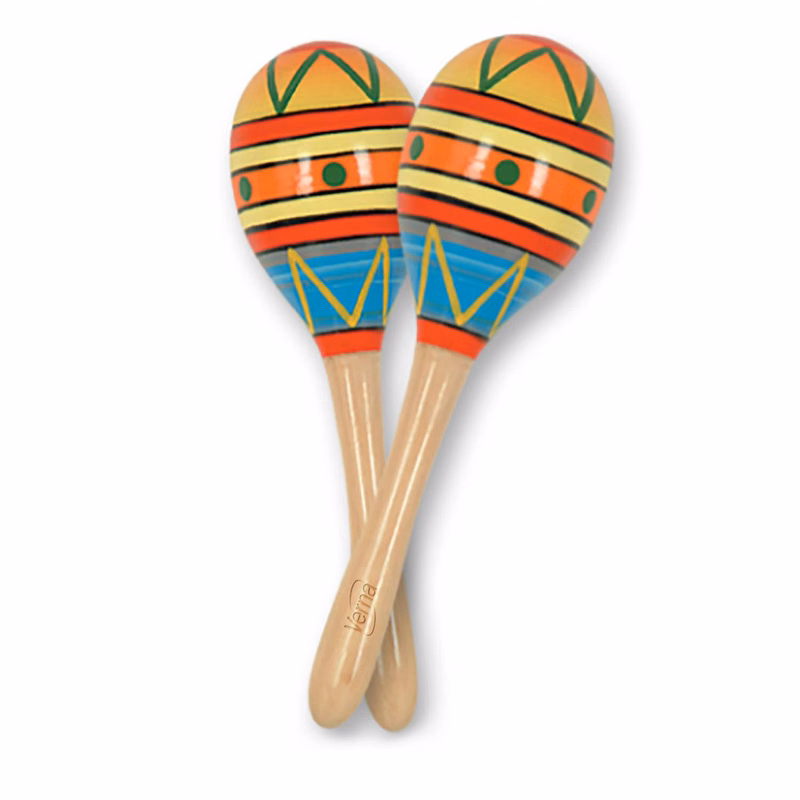 Toddler Wooden Maracas Rattle Toy