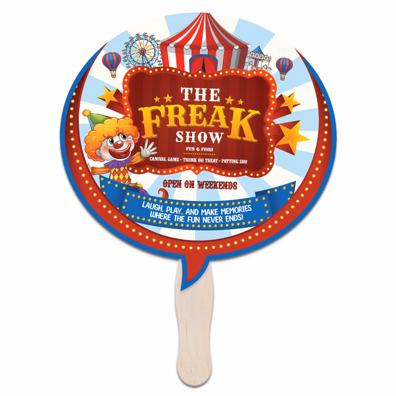 Bubble Hand Fans