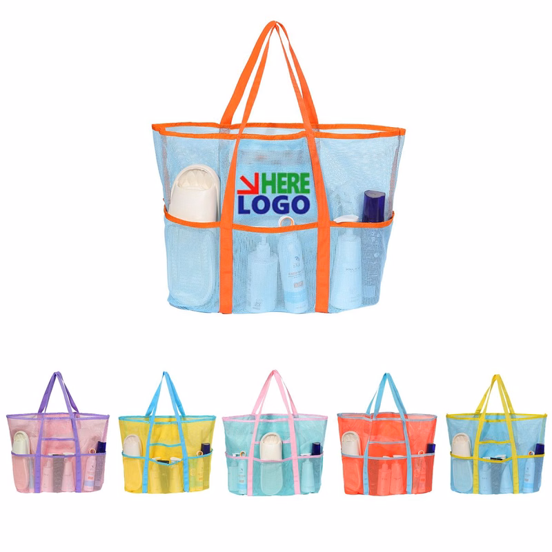MOQ20 Large-Capacity Mesh Beach Carryall Bag