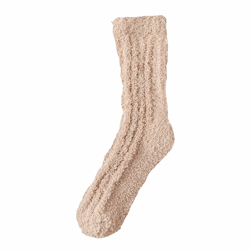 Fuzzy Slipper Sock 7.87" Length x 8.66" Width