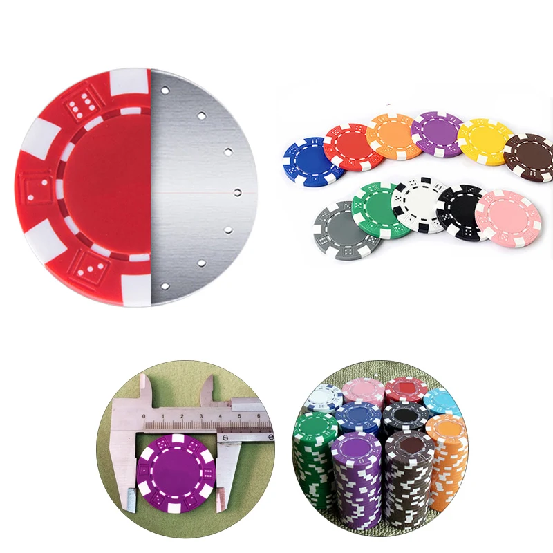 ABS Dice Striped Poker Chips 11.5 gram 1