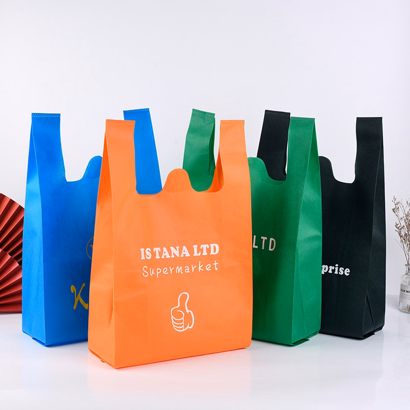 Reusable Non Woven Vest Tote Bag