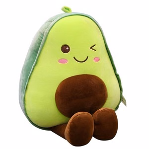 Avocado Plush Pillow Toy With Soft Filling
