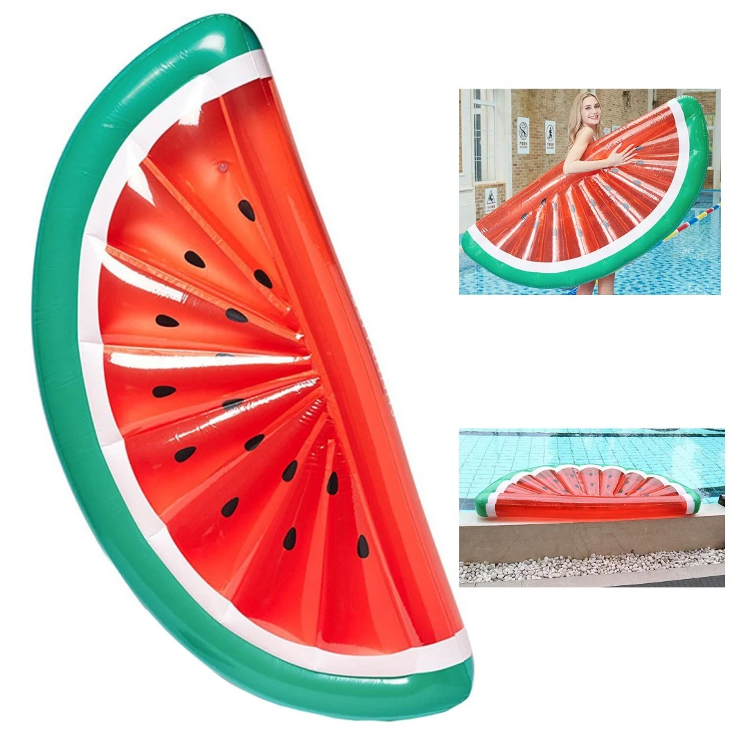 Watermelon-Style Swimming Pool Folding Floating Bed 1