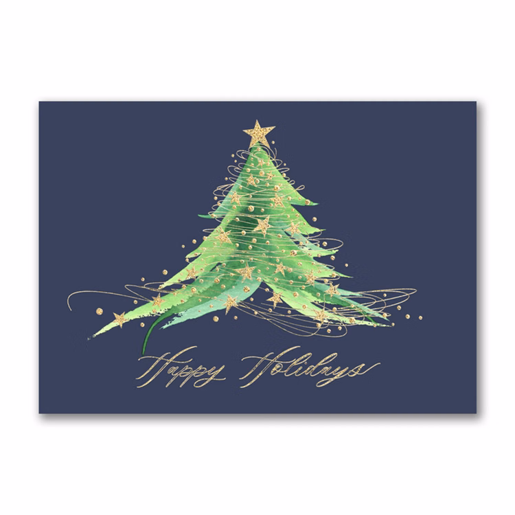 Celestial Tree Holiday Card