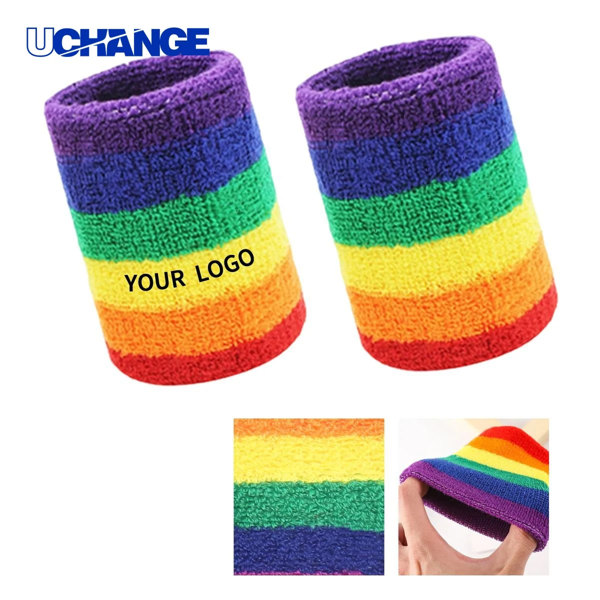 Rainbow Wrist Support Band for Sports 1