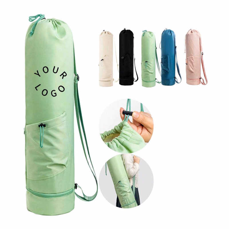 Yoga Mat Backpack with Waterproof Nylon Material