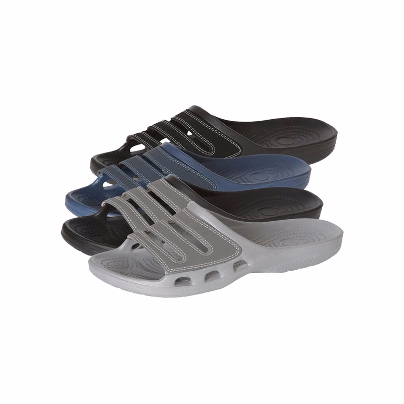 Men's Slide Sandals - Suede Detail Sizes 7-12