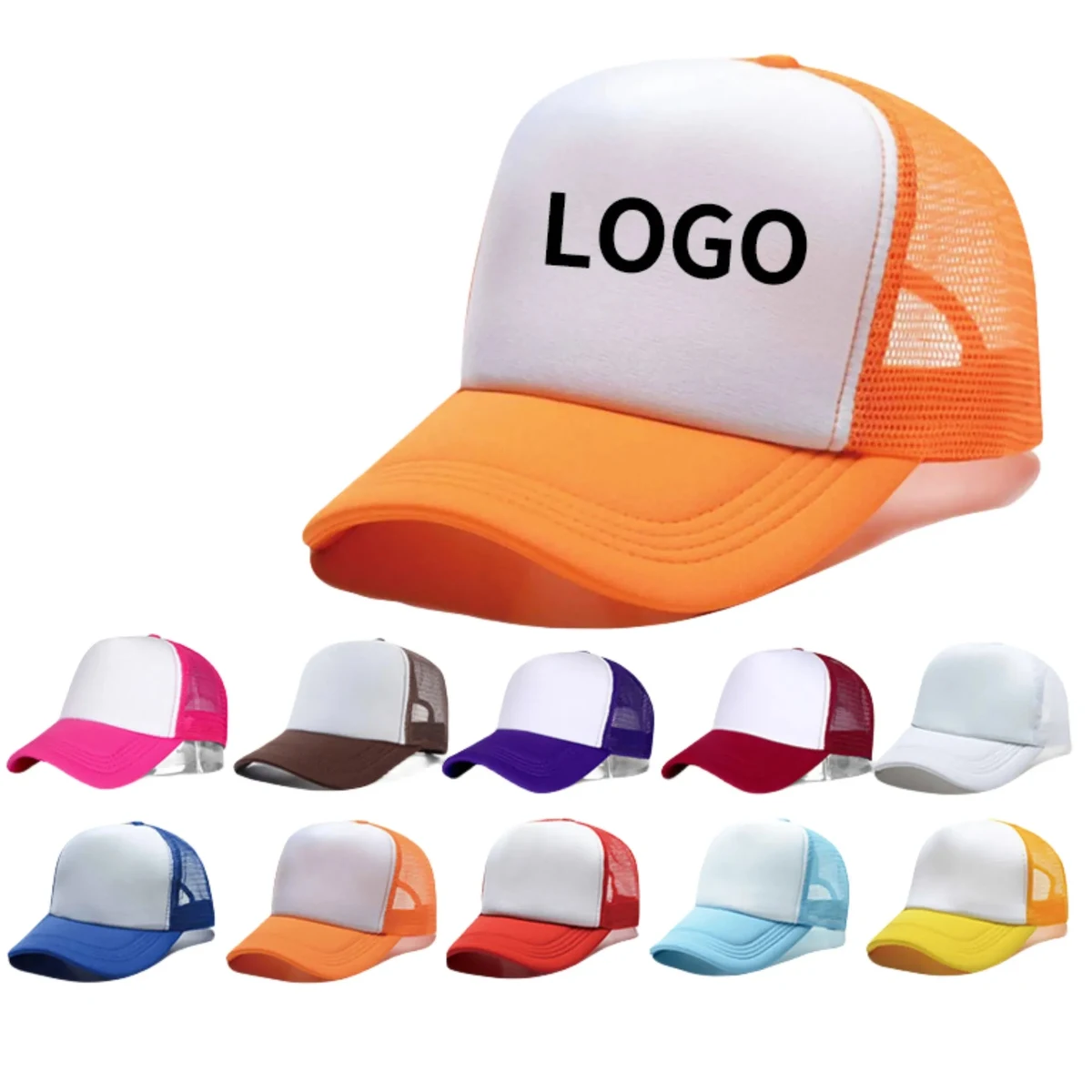 Mesh Cotton Baseball Trucker Cap 1
