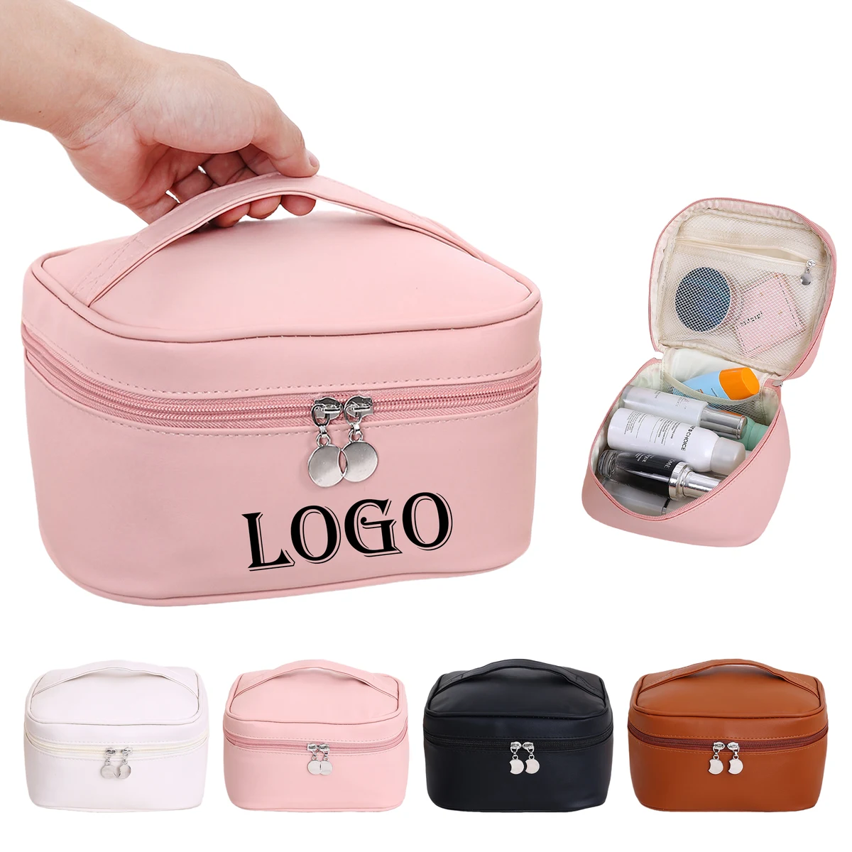Vintage Waterproof Makeup Toiletry Bag 1