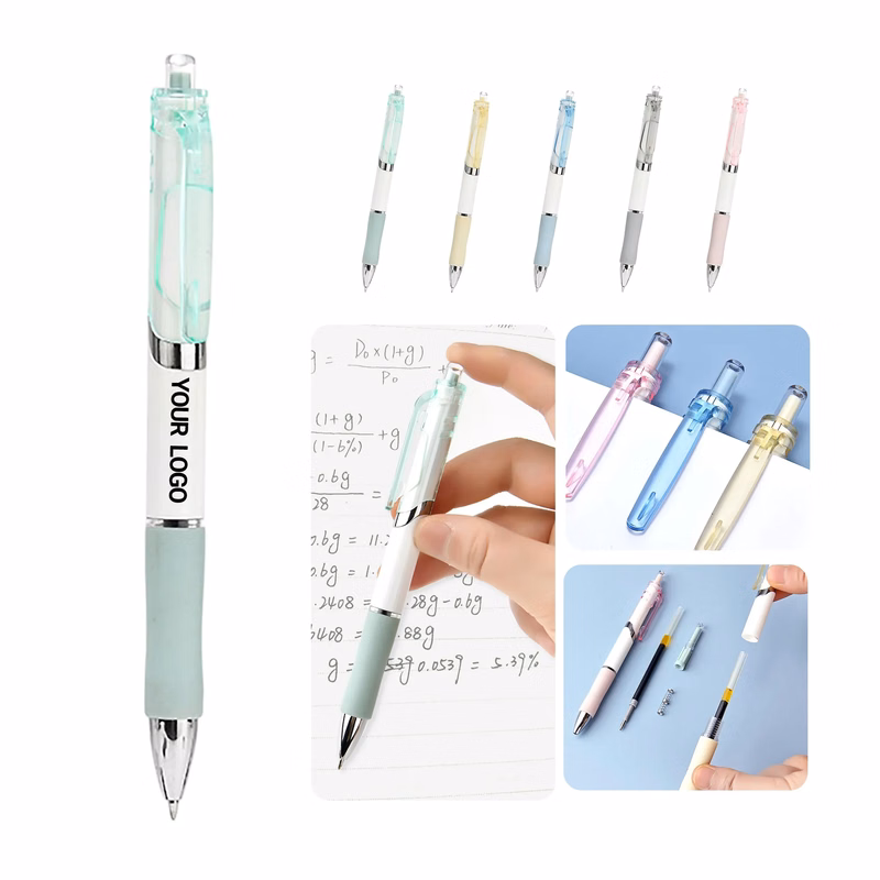 Stylish Morandi Macaron Pen with Replaceable Cartridge