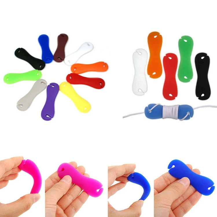 Bone Shape Silicone Cable Winder 1