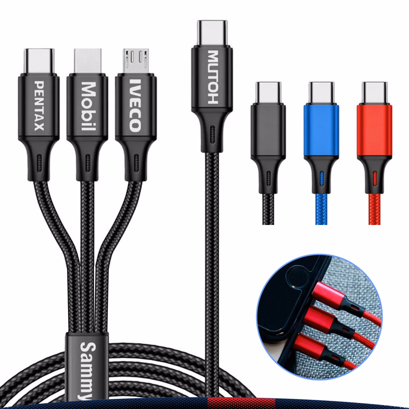 Lilac 3-in-1 Multi Charging Cable