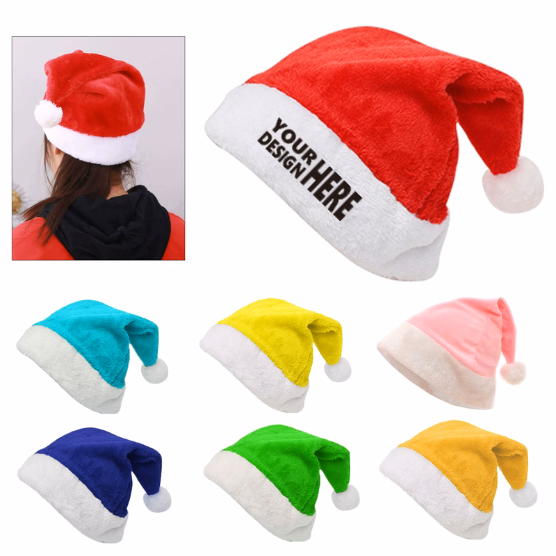 Santa Plush Christmas Hat