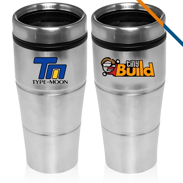 Custom 16 oz Stainless Steel Insulated Tumbler — Coffee & Beverage Promo Drinkware 1