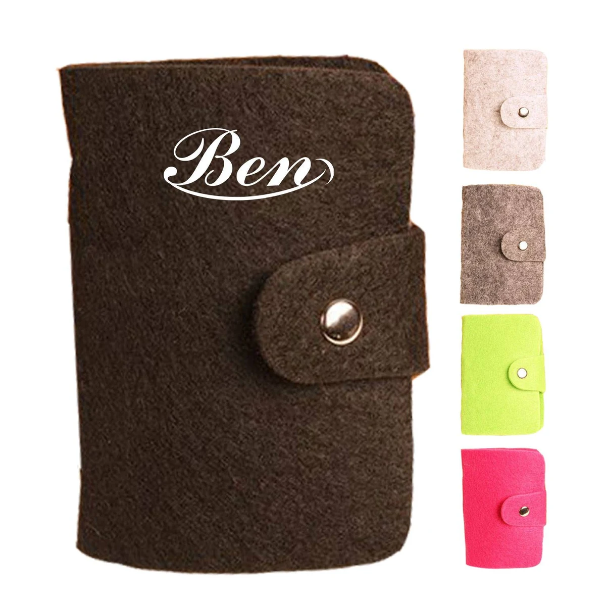Colored Felt Card Holder 1