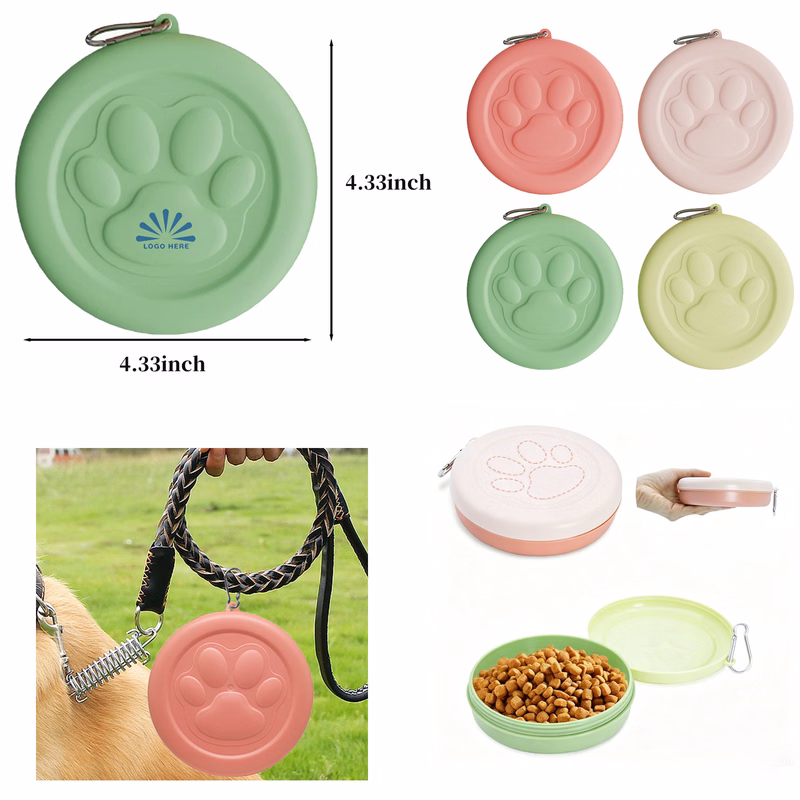 Portable Outdoor Dog Food Bowl
