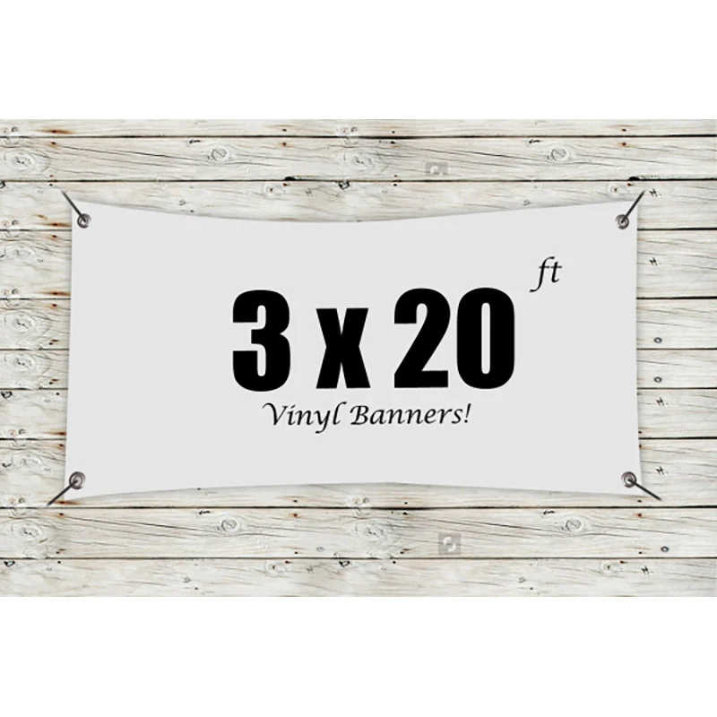 Custom 3' x 20' Vinyl Banners 1