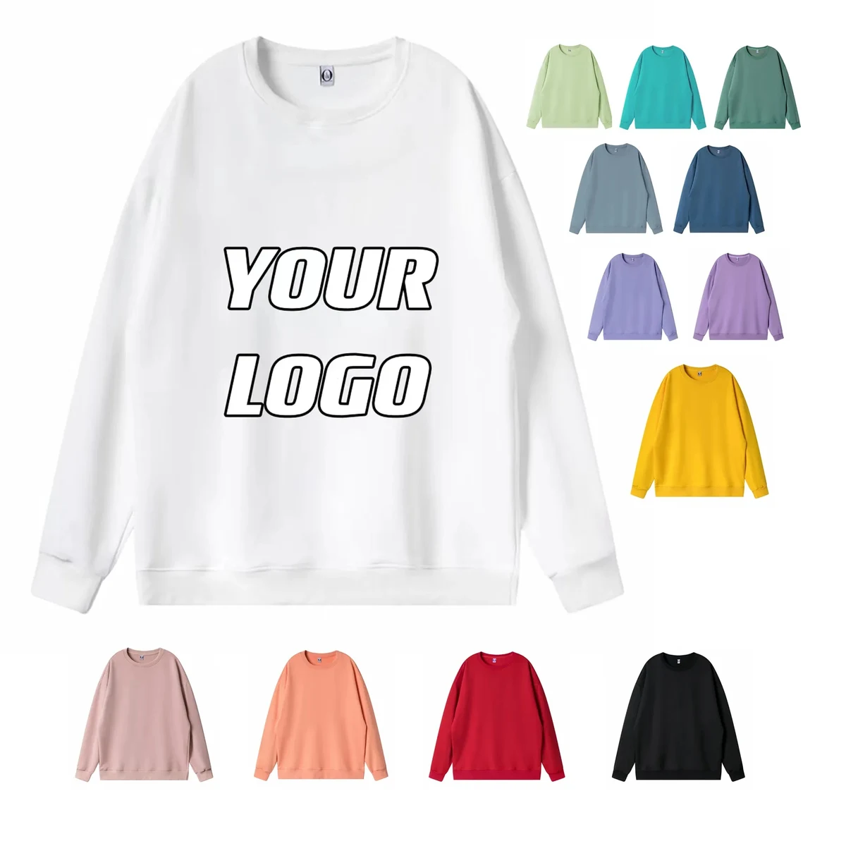 Custom Advertising Long-Sleeve Tops Fashion Pullover, custom hoodie or sweatshirt with logo imprint 1