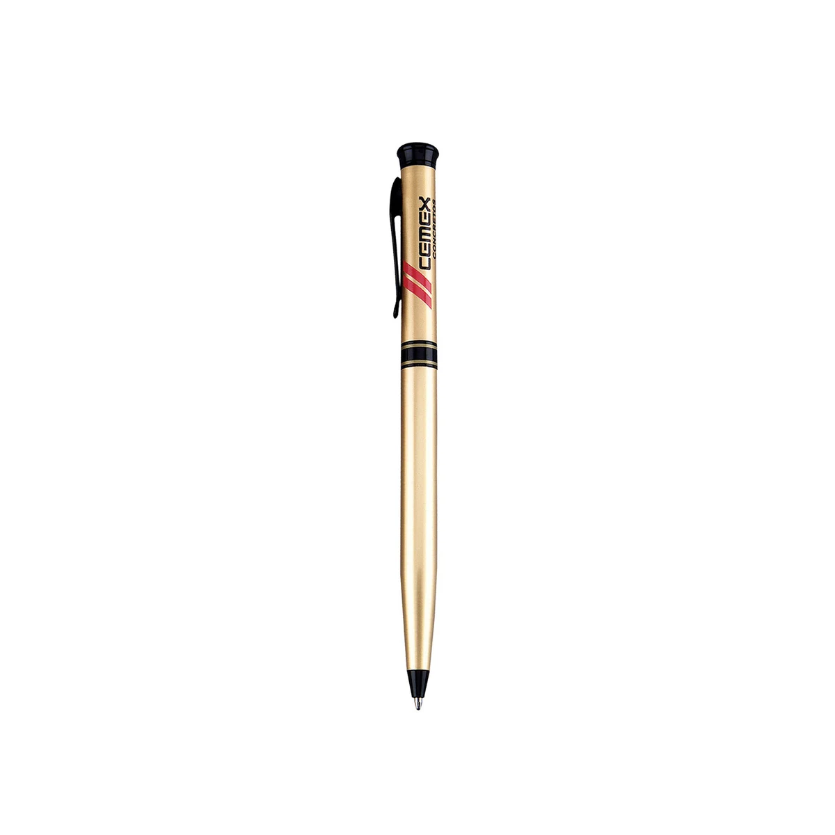 Solid Brass Ballpoint Twist Metal Pen - Gold 1