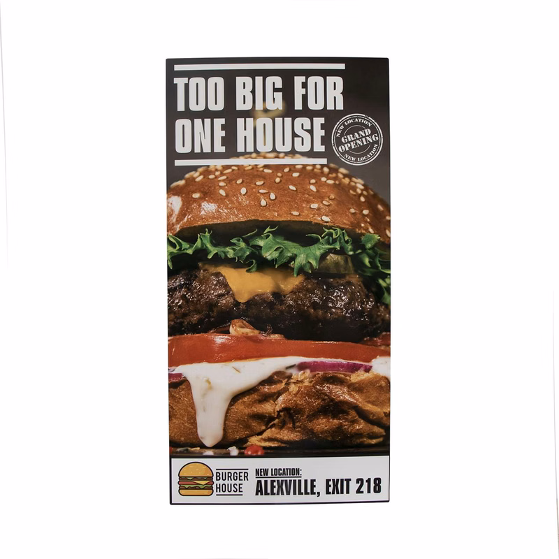 15"W x 30"H Glossy Aluminum Print with Shadow Mount