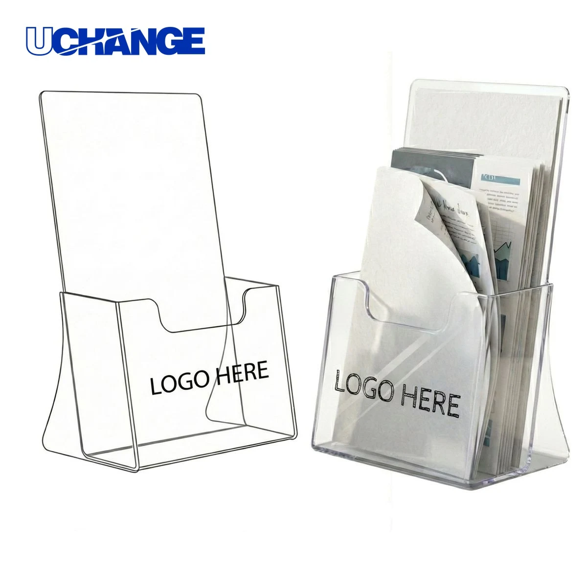 Acrylic Brochure Display Stand 1