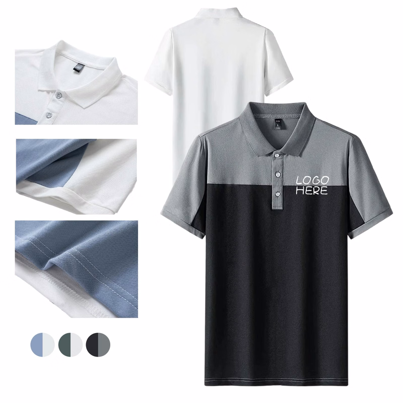 Men's Thin Short-Sleeved Polo Shirt