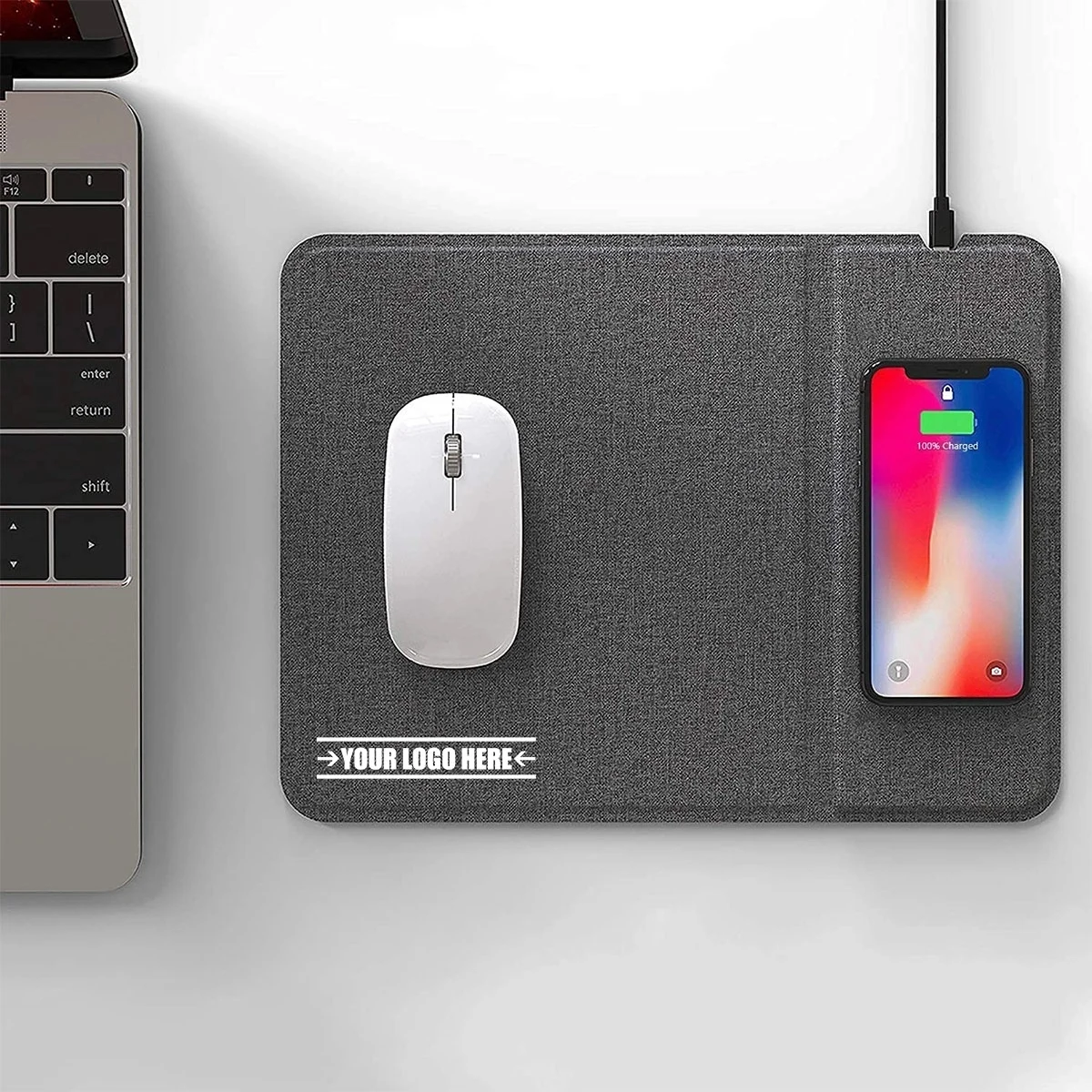 15W Fast Wireless Charging Mouse Pad Qi Certified 1