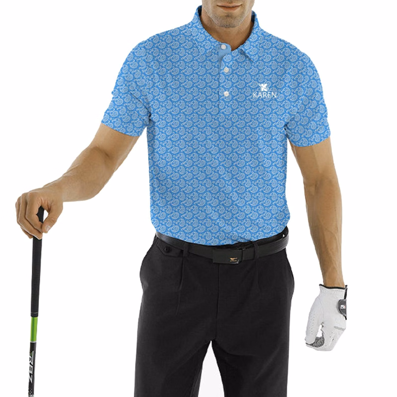 Mens Golf Polo Shirts Performance Moisture Wicking