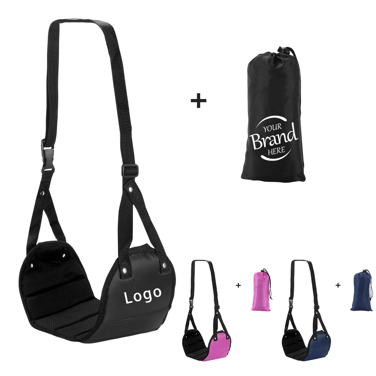 Foot Hammock Under Desk Footrest with Travel Bag 1