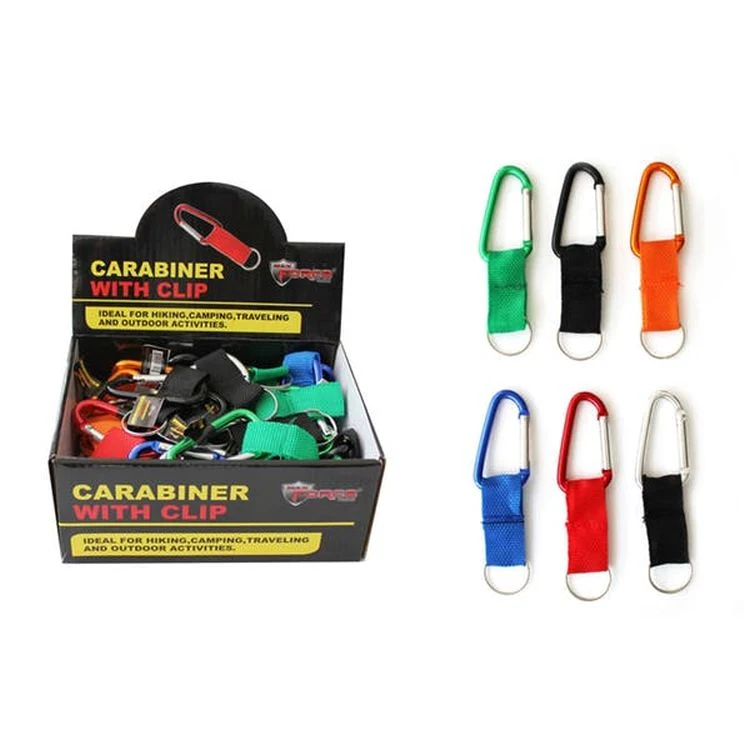 Carabineers with Key Rings Assorted 1