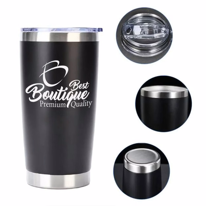 Stainless Steel Vacuum Insulated Tumbler With Lids Straw
