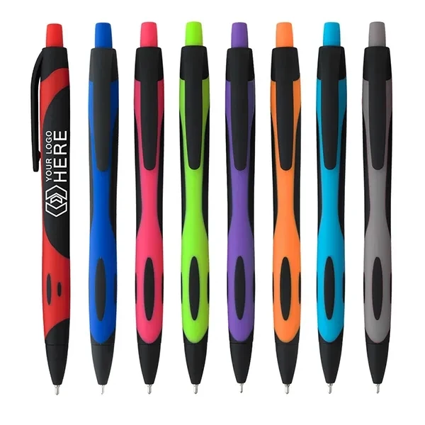 Two-Tone Sleek Write Rubberized Pen 1