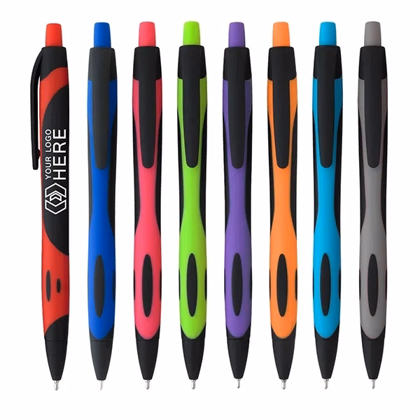 Two-Tone Sleek Write Rubberized Pen