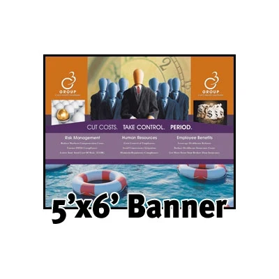 Full Color Banner 5'x6' - Vinyl 1