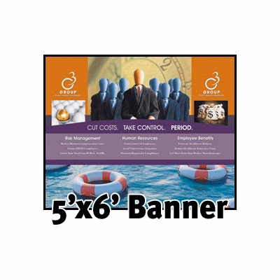 Full Color Banner 5'x6' - Vinyl