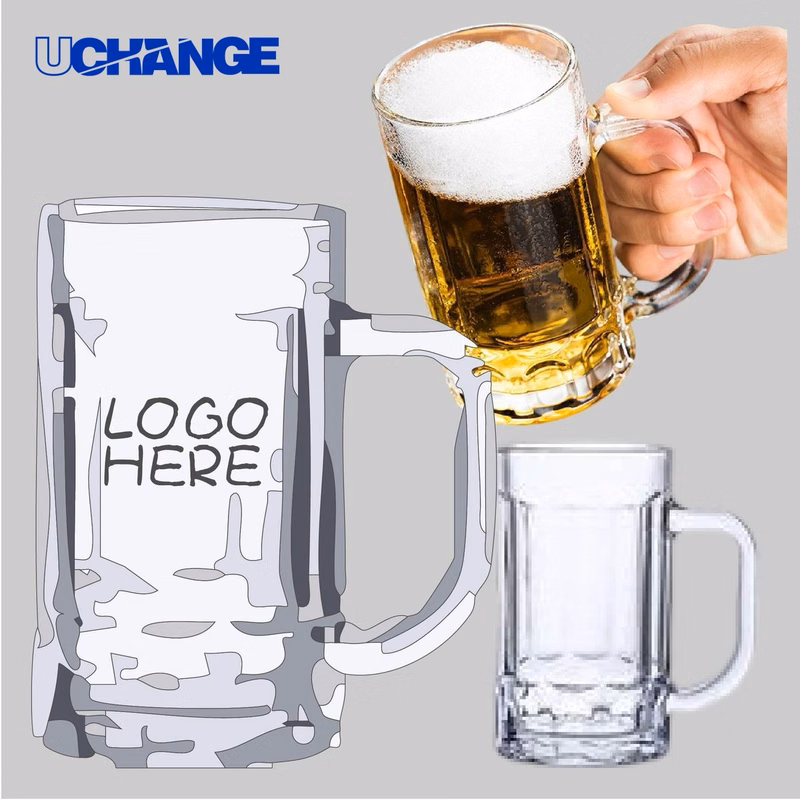 Glass Beer Mug Container (12 Oz.)