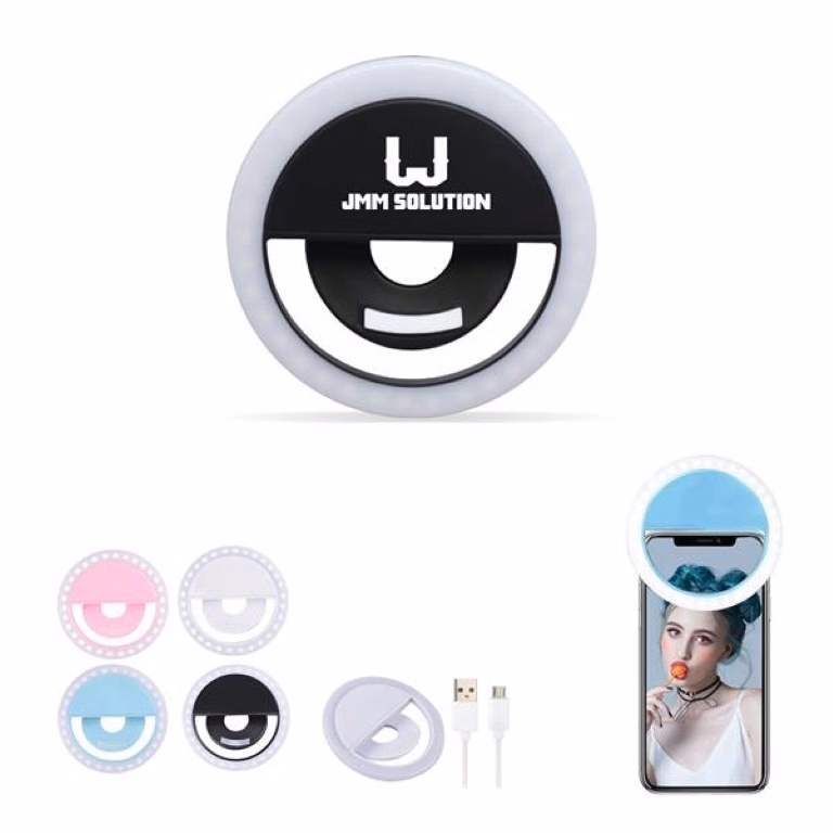 Rechargeable Portable Clip-on Phone Ring Light
