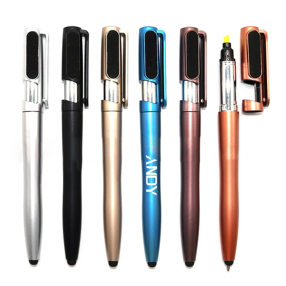 Multifunctional touch 2-in-1 highlighter ballpoint pen 1