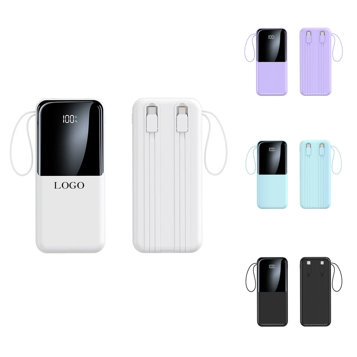 Double Wire Fast Charging Treasure 1