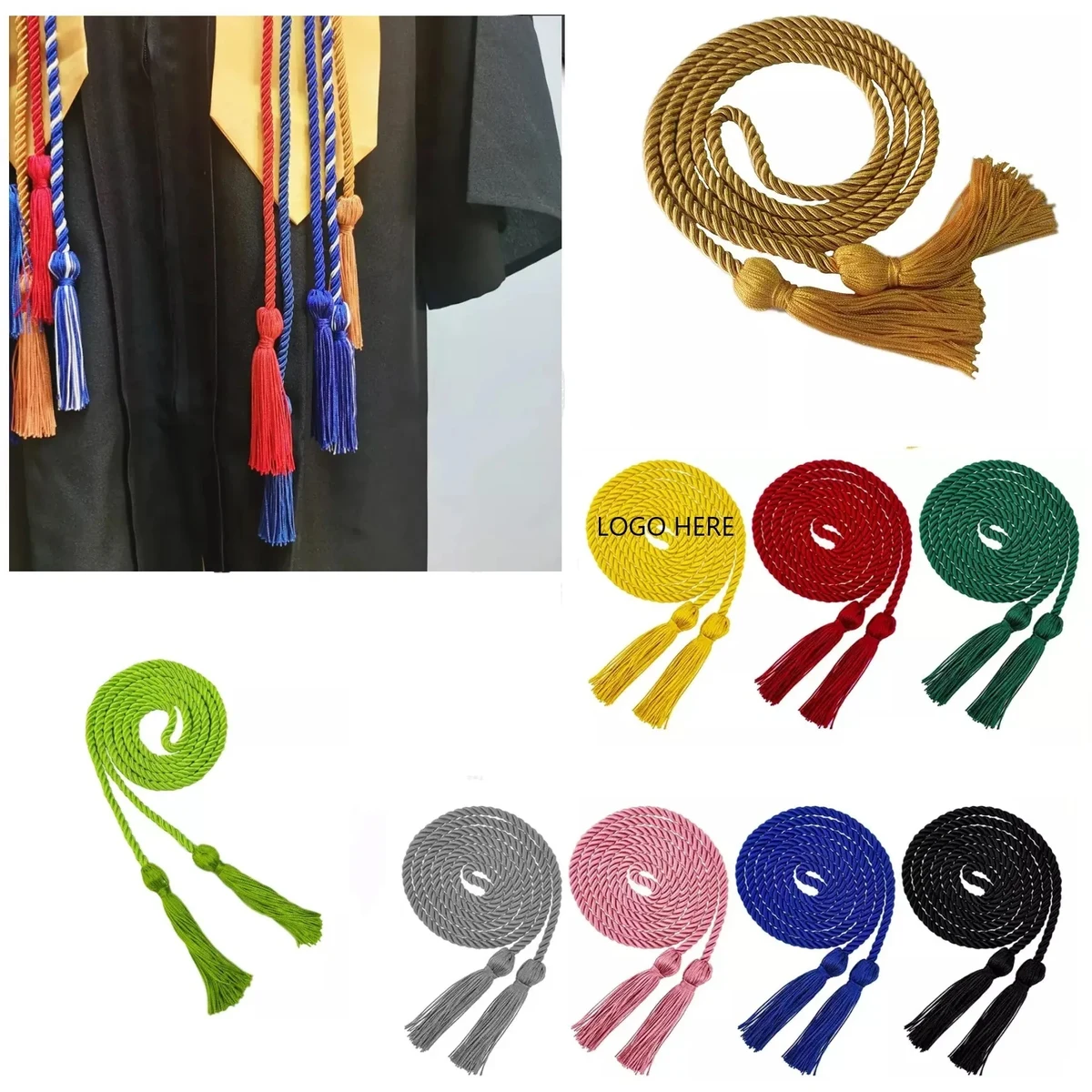 Graduation Honor Cords with Tassel 1