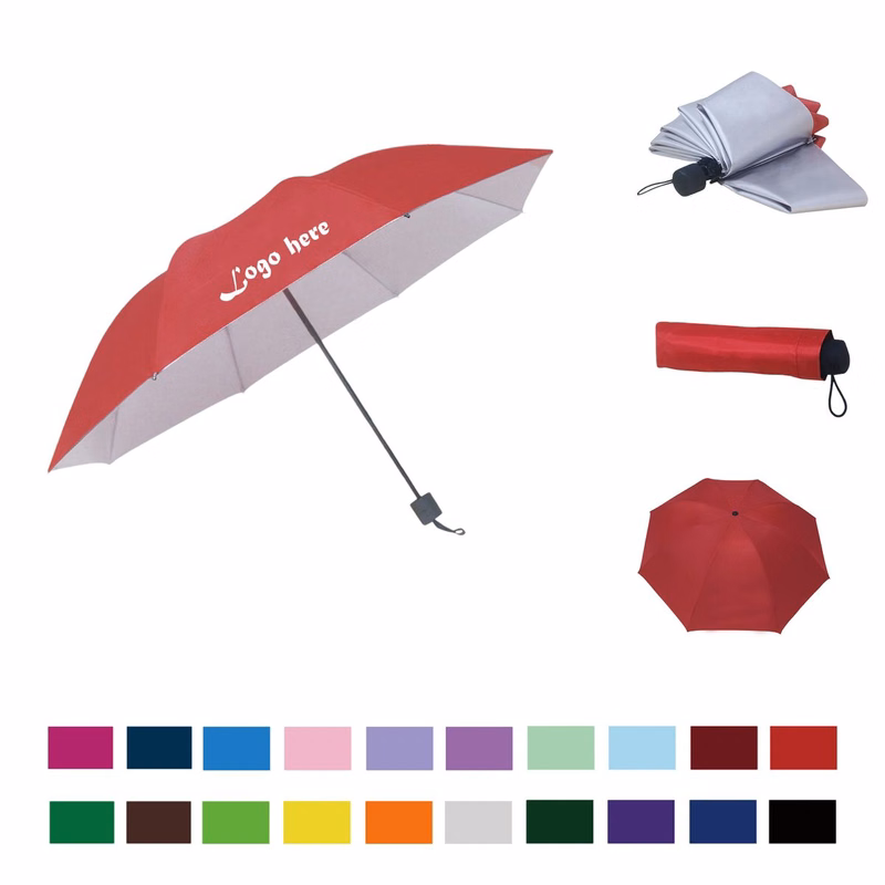 Compact Umbrella for Sun and Rain