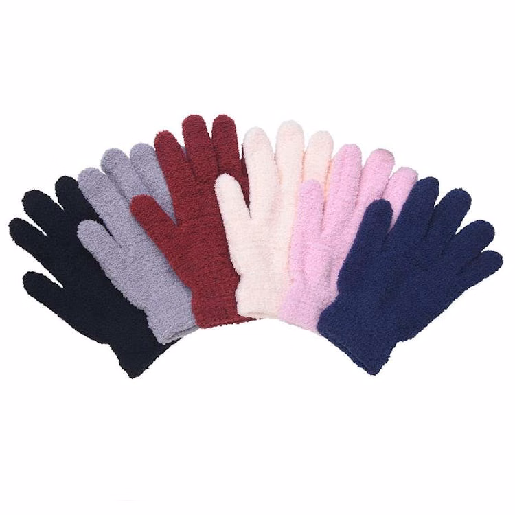 Plush Magic Gloves - 6 Solid Colors One Size Fits Most
