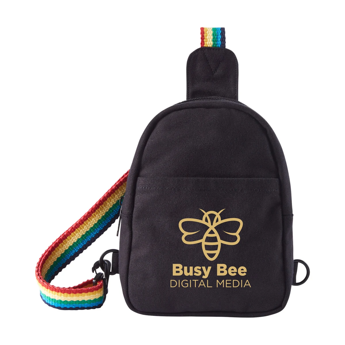 Rainbow Pride Recycled Cotton Crossbody Bag 1
