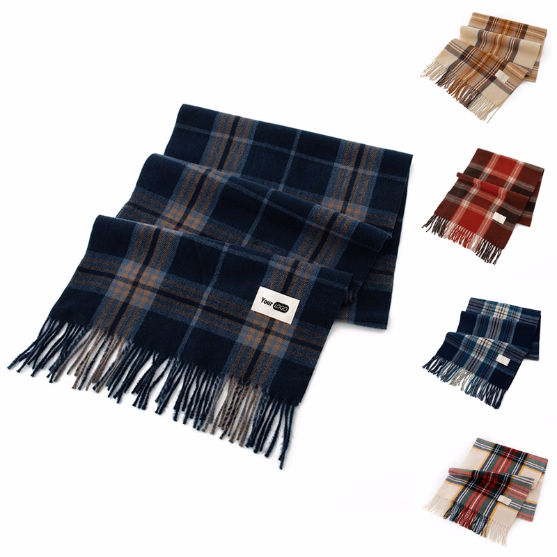 Imitation Cashmere Cozy Plaid Winter Scarf ?C Warmth Meets Style