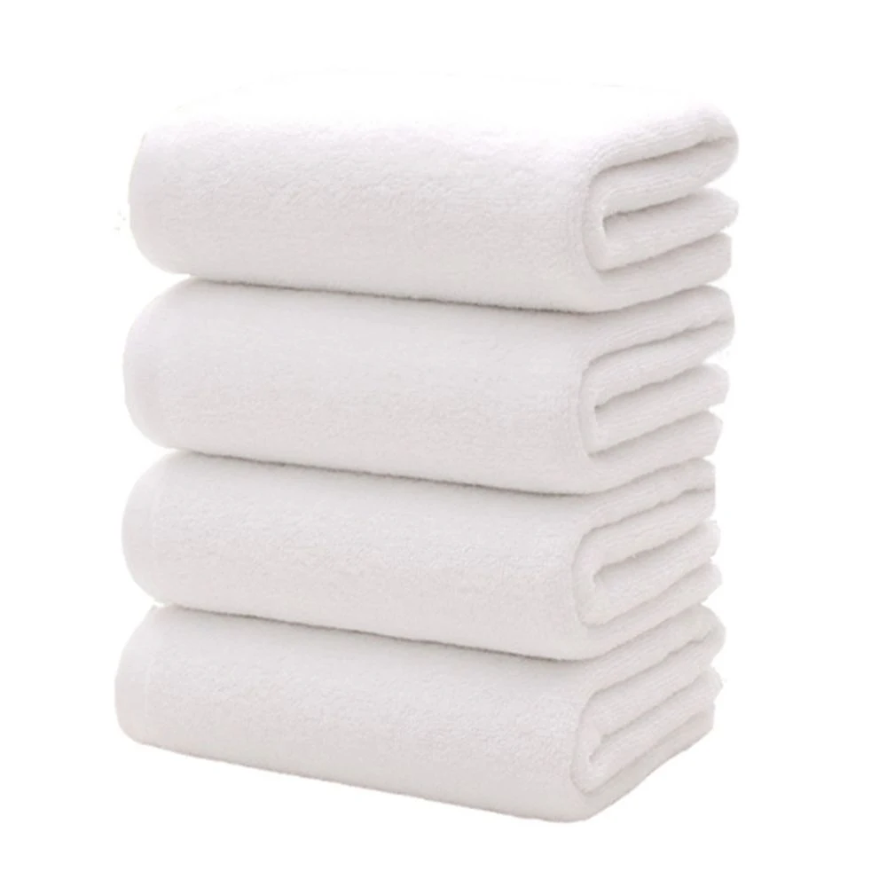 Premium Blank White Hotel Bath Towel 1