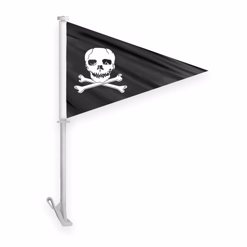 Jolly Roger Premium Car Pennant