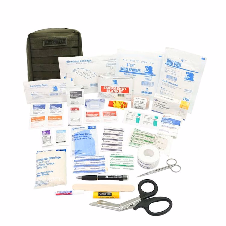General Purpose First Aid Kits 71 Pieces - Olive