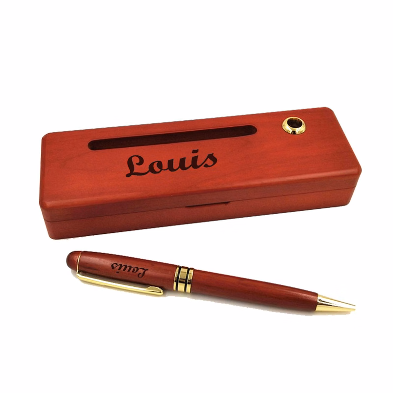 Pen with Wooden Case