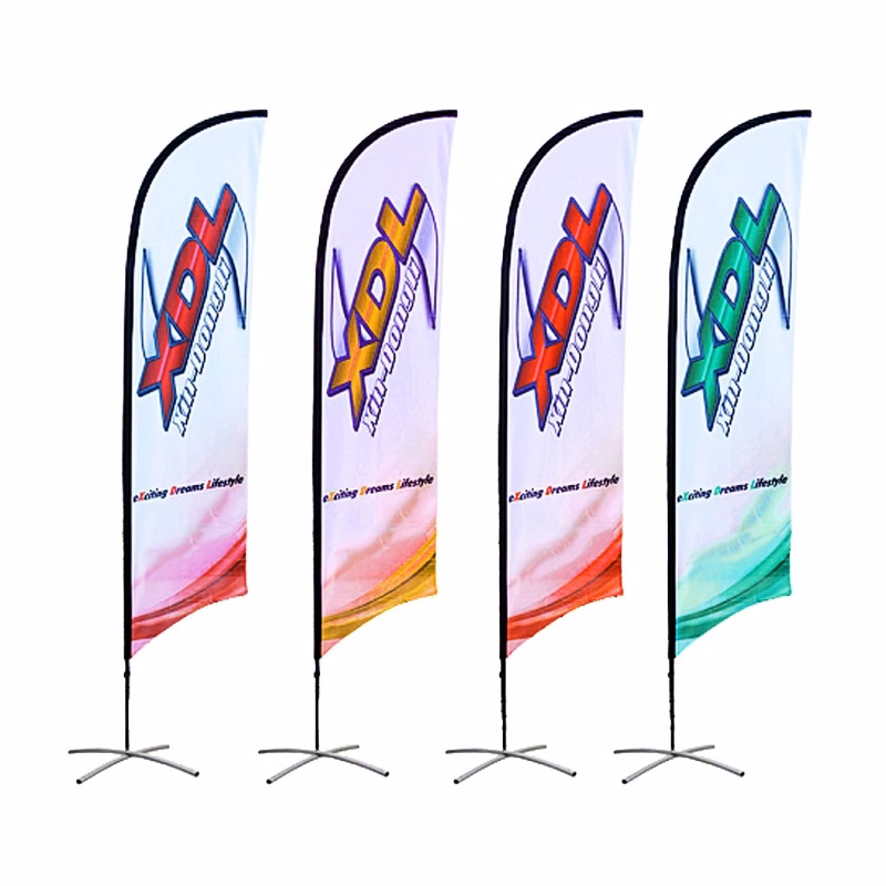 9ft Single Sided Feather Flag Banner with Water Ballast